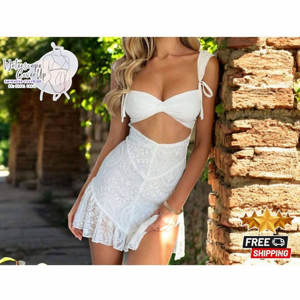 White Lace Dress - perfect for a Bach!!